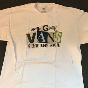 White Vans Tee